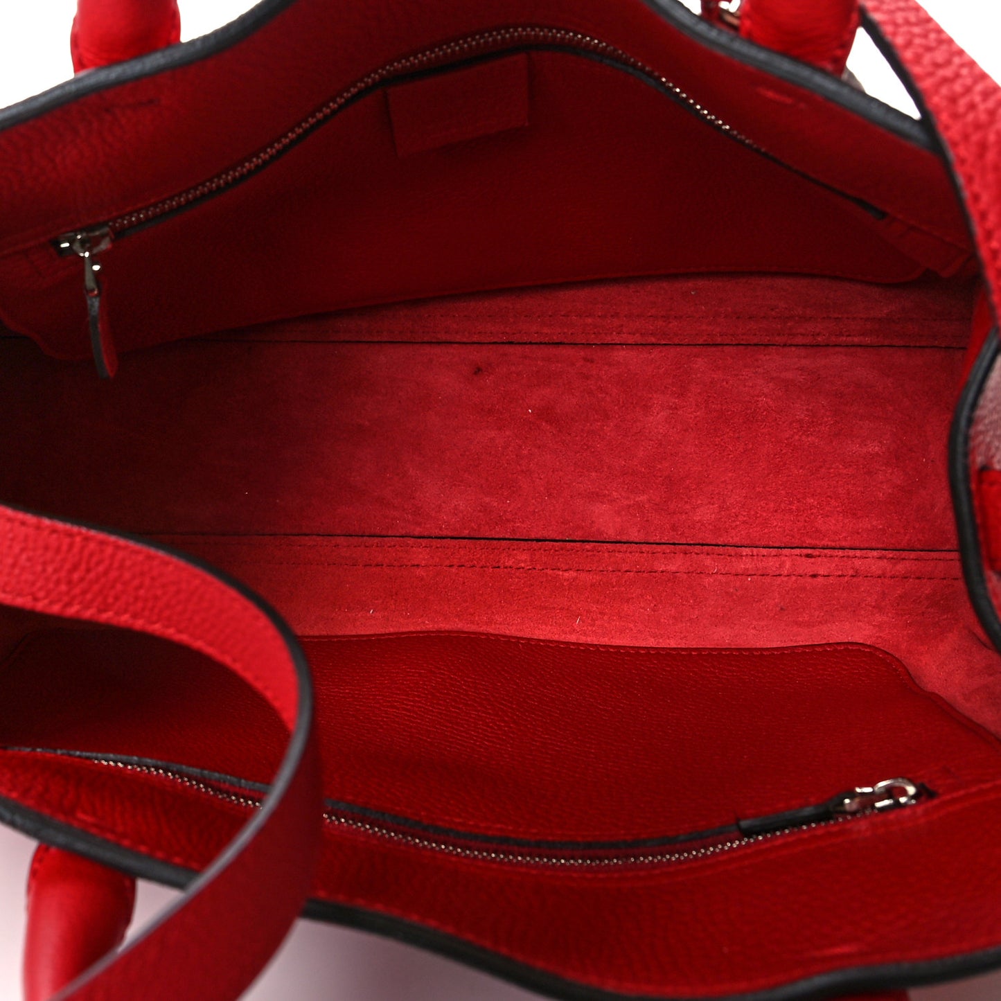 Soft Calfskin Small Jackie Top Handle Bag Hibiscus Red