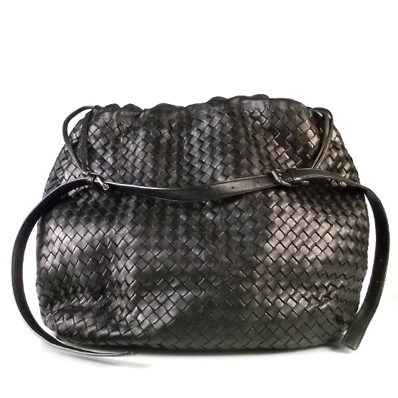 Bottega Veneta Nappa Intrecciato Crossbody Bag Nero 1 of 9