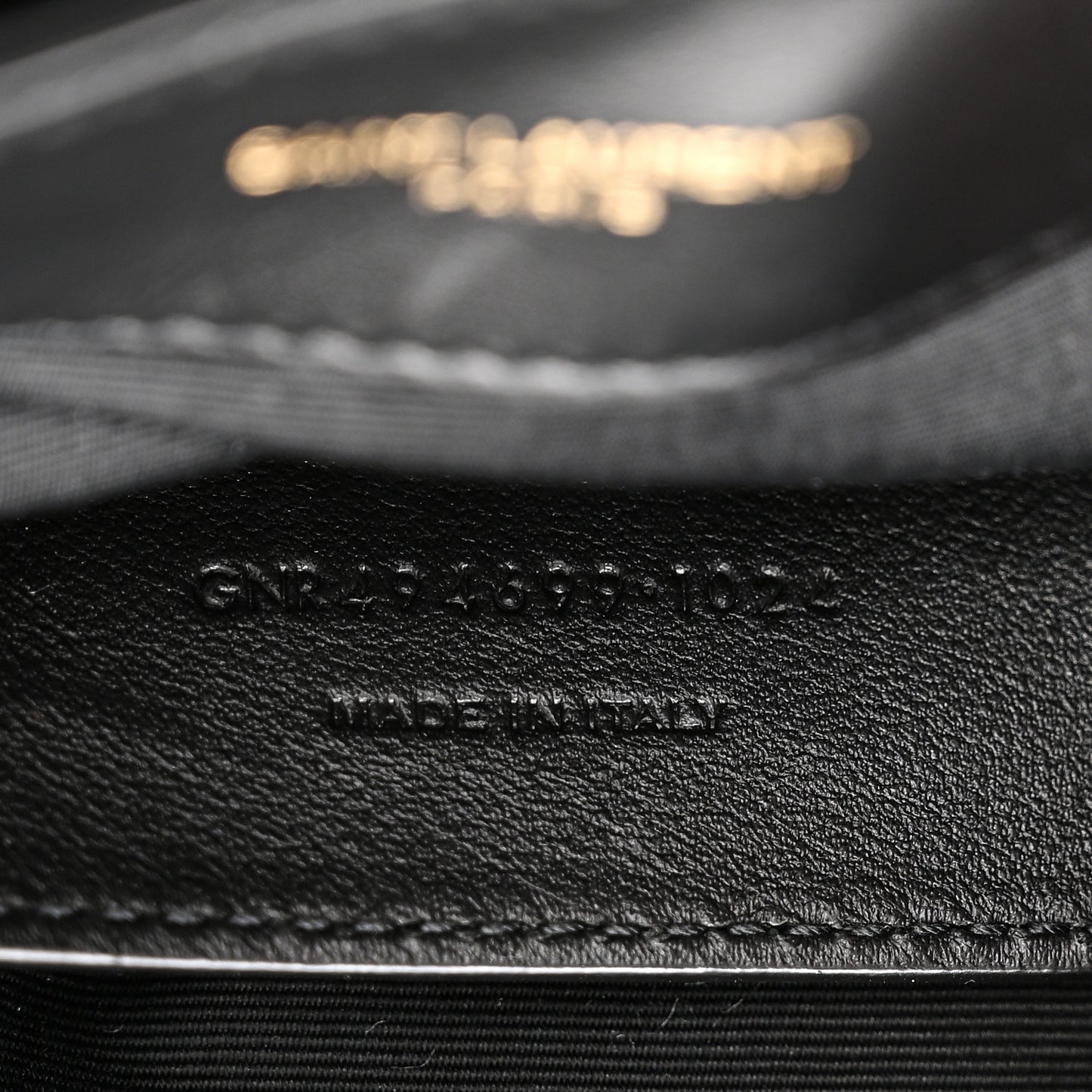 Calfskin Y Quilted Monogram Small Loulou Chain Satchel Black
