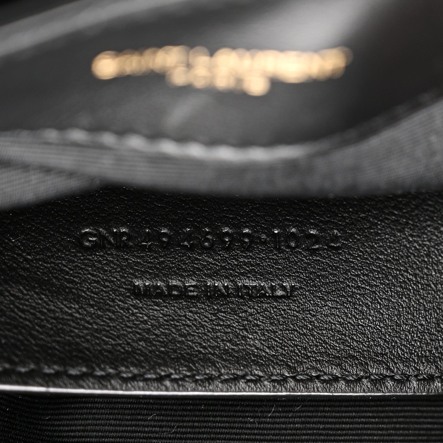 Saint Laurent Calfskin Y Quilted Monogram Small Loulou Chain Satchel Black 7 of 11