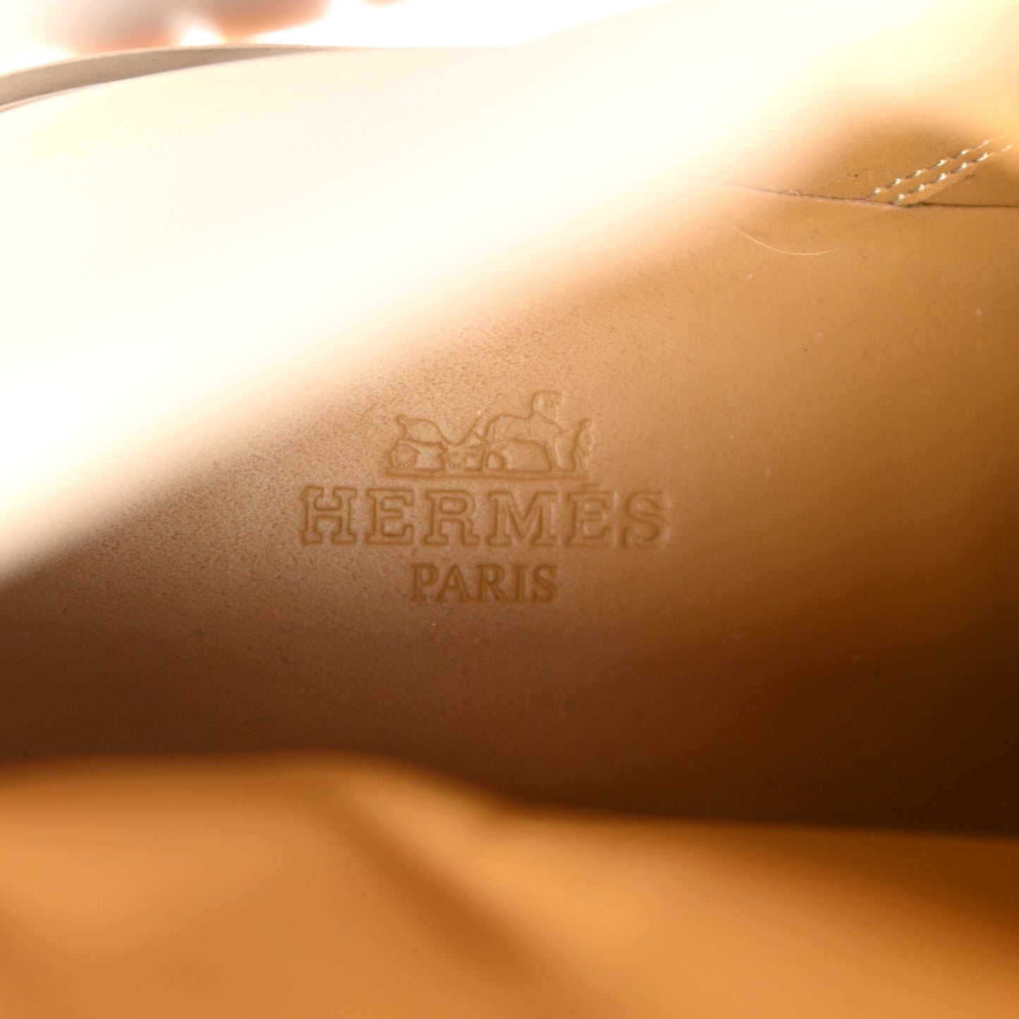 Calfskin Bridge Ankle Boots 40 Beige Grege