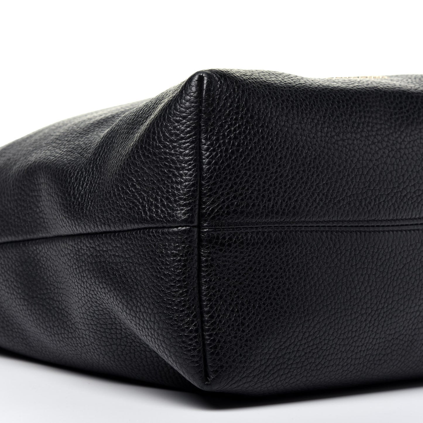 London Grainy Calfskin Medium Cale Hobo Black