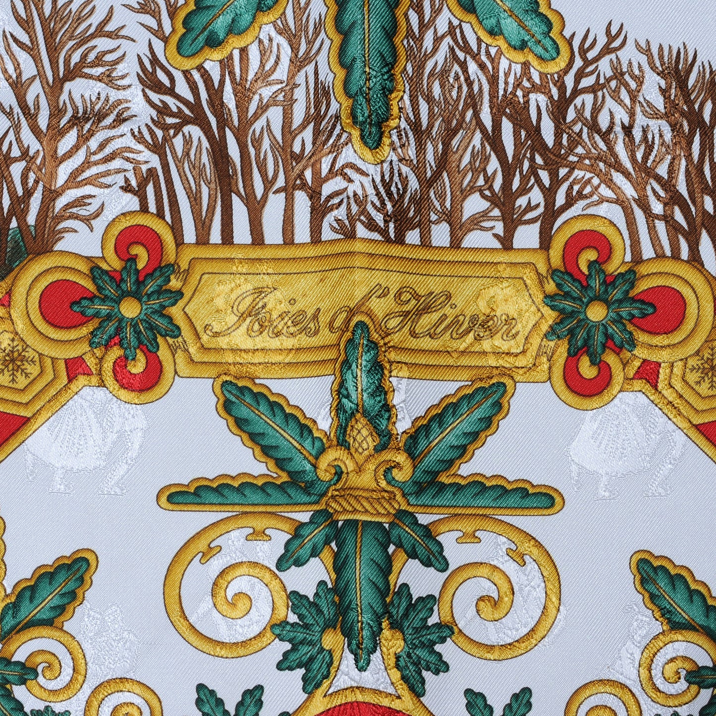 Silk Joies D Hiver Scarf 90