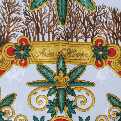 Hermes Silk Joies D Hiver Scarf 90 5 of 5