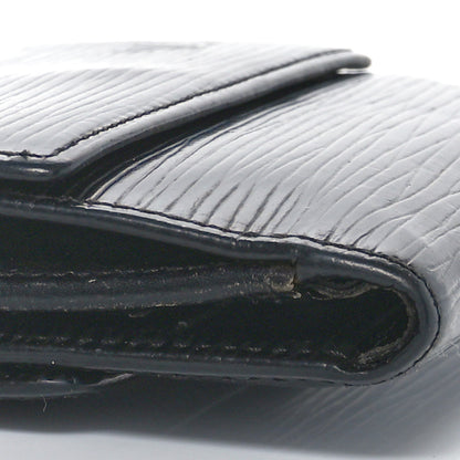 Louis Vuitton Epi Elise Wallet Black 8 of 9