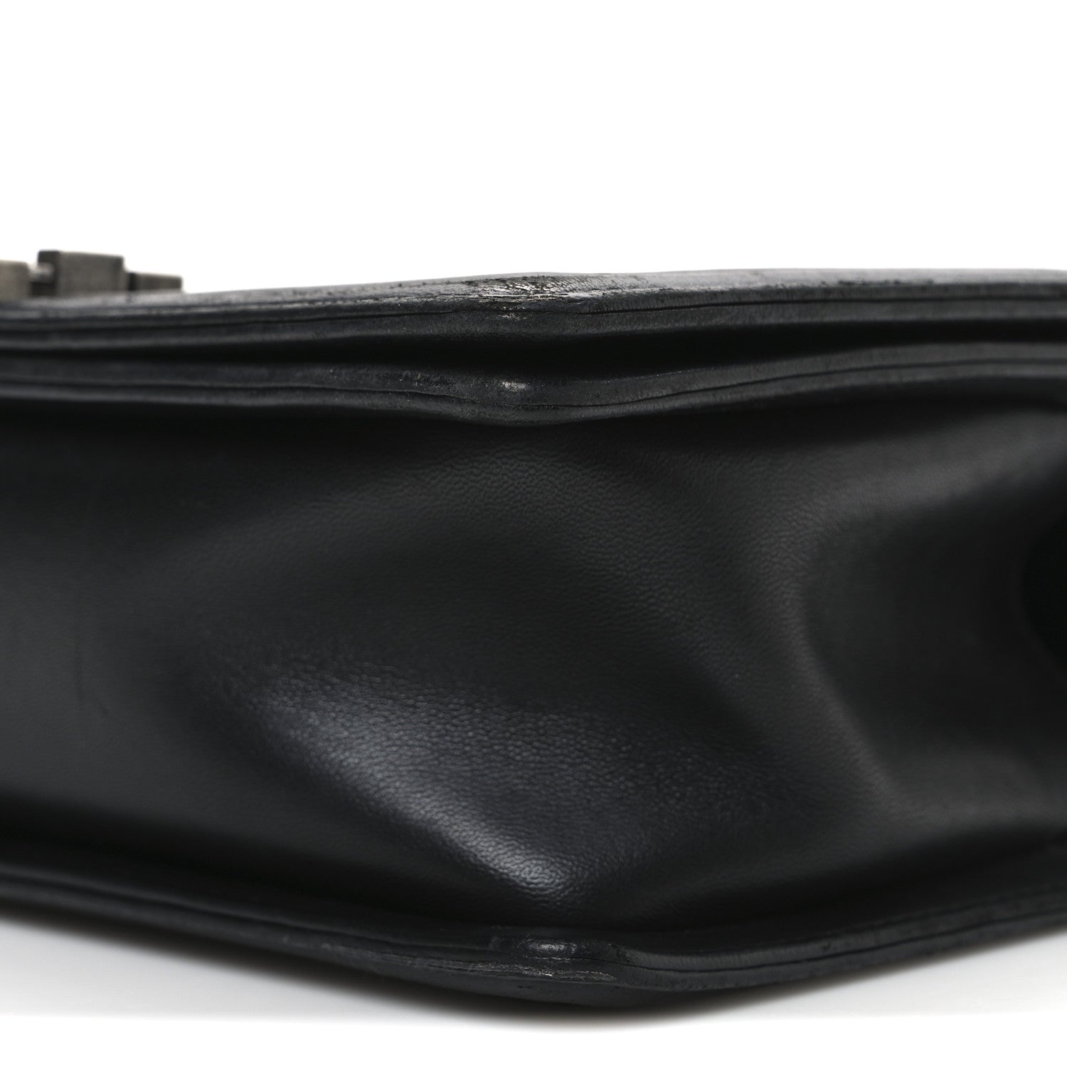 Chanel Lambskin Quilted Medium Boy Flap Black 10 of 11