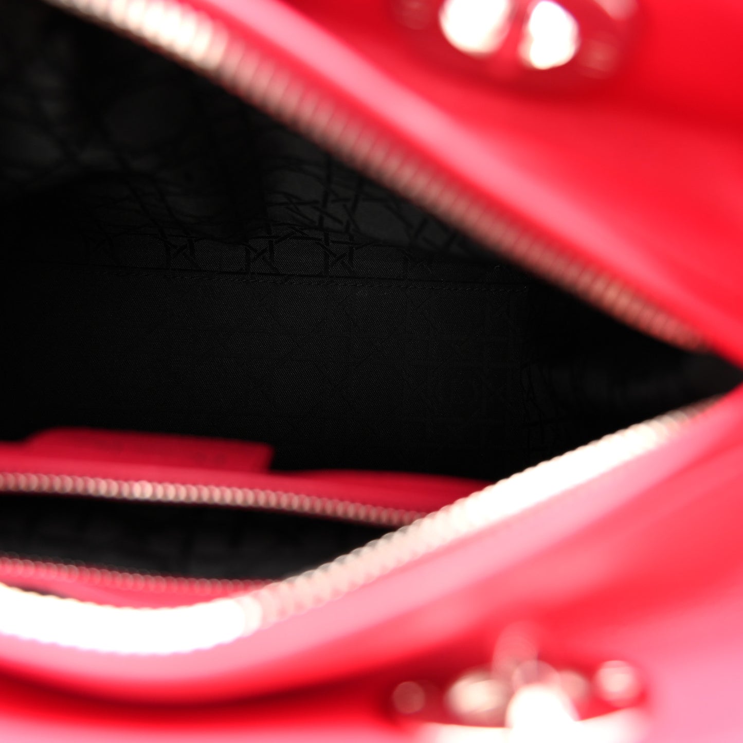 Lambskin Cannage Medium Lady Dior Pink