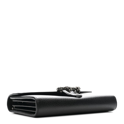 Gucci Calfskin Mini Dionysus Chain Wallet Black 4 of 10