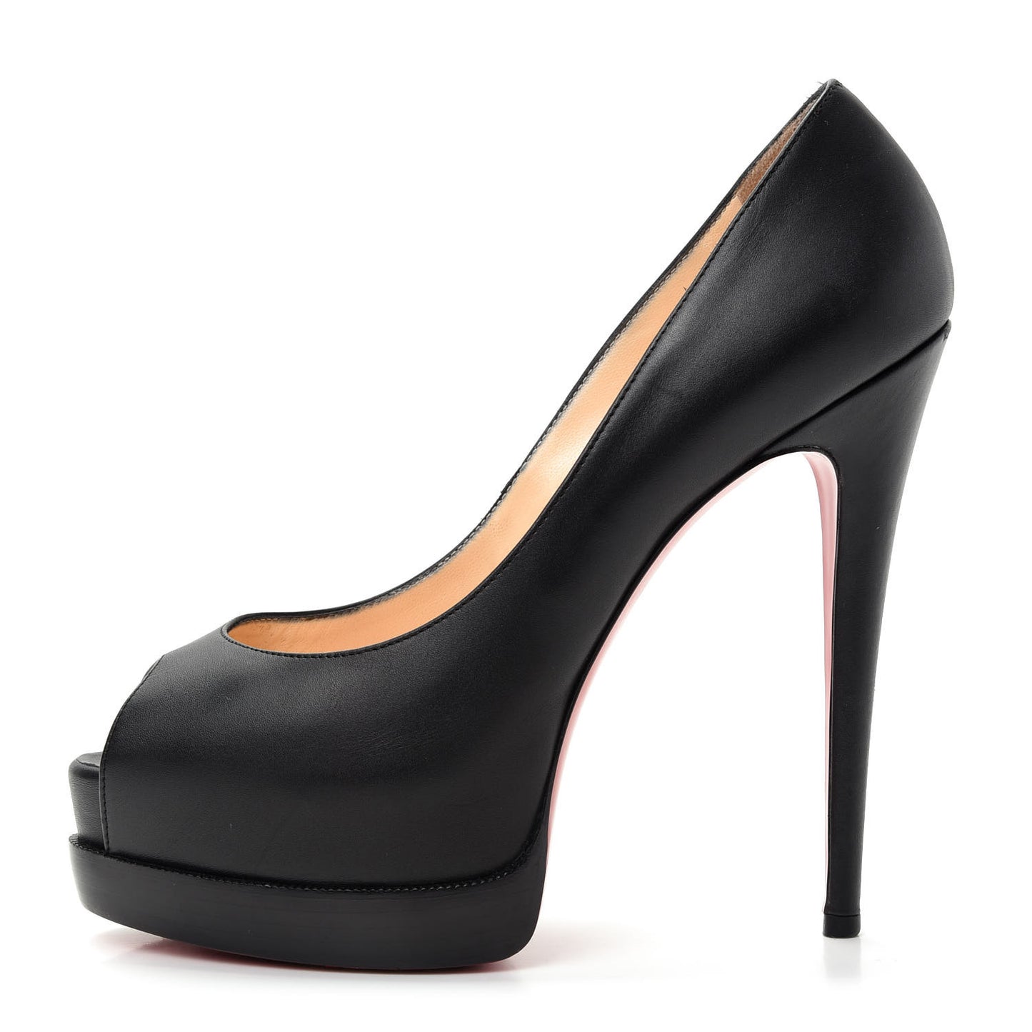 Calfskin Palais Royal Trepointe 140 Pumps 39.5 Black