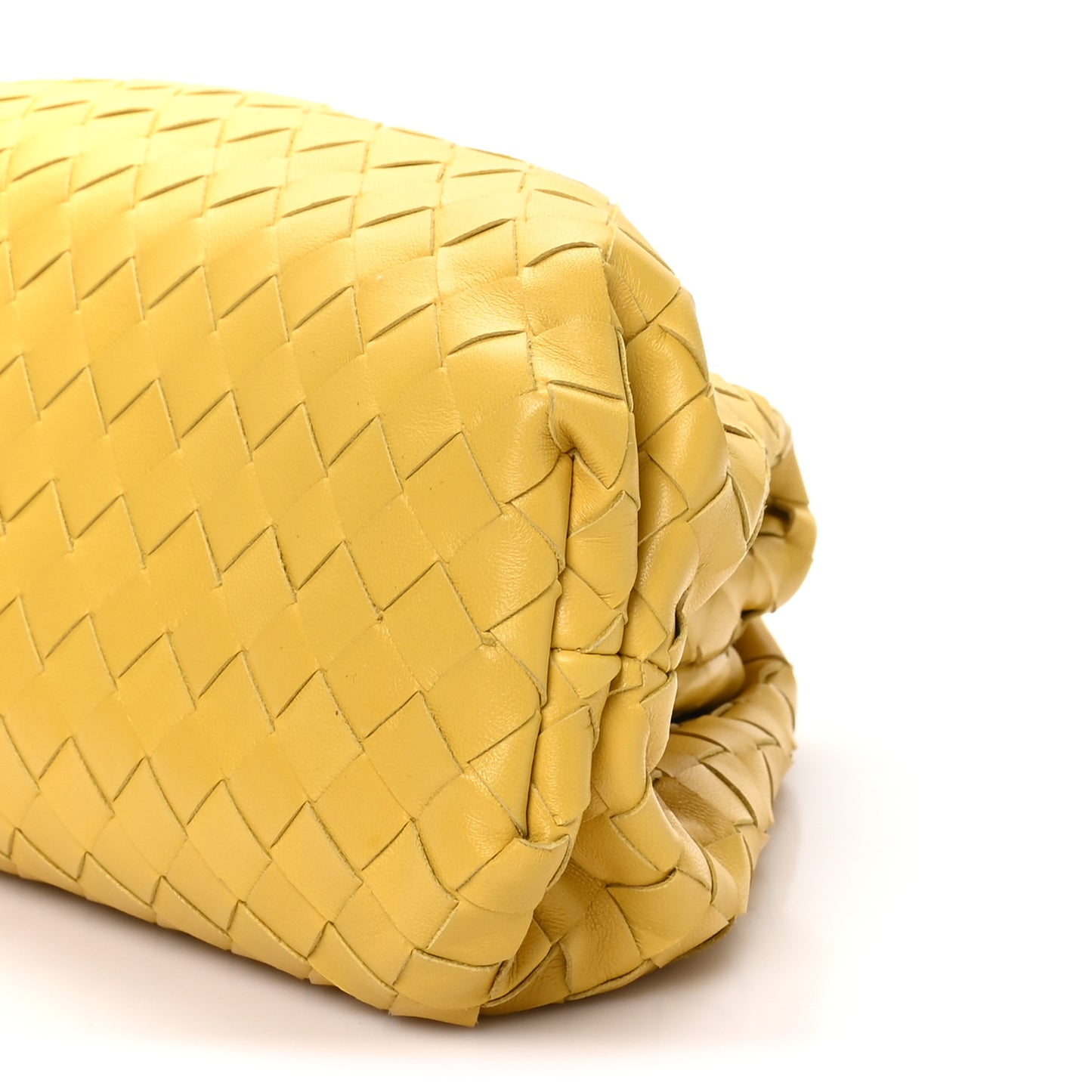Nappa Maxi Intrecciato The Pouch Oversized Clutch Corn