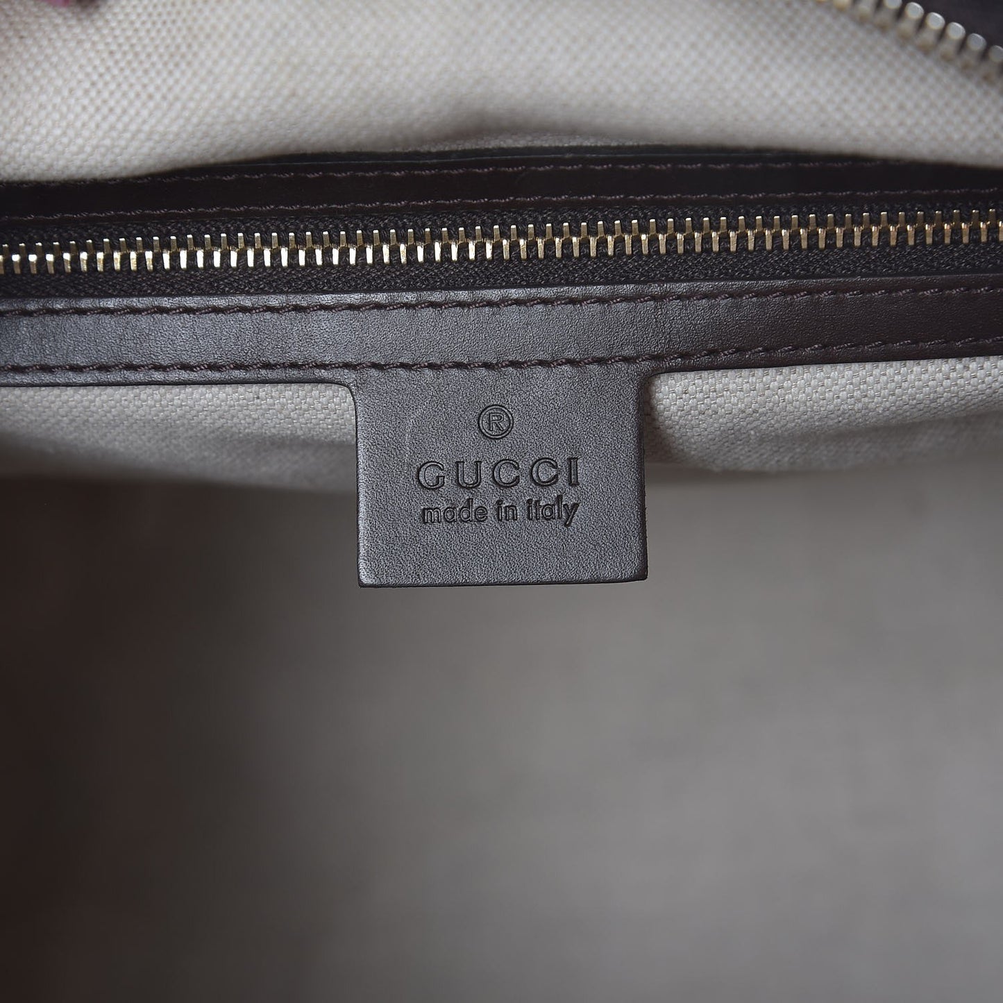 Monogram Vintage Web Medium Boston Dark Brown