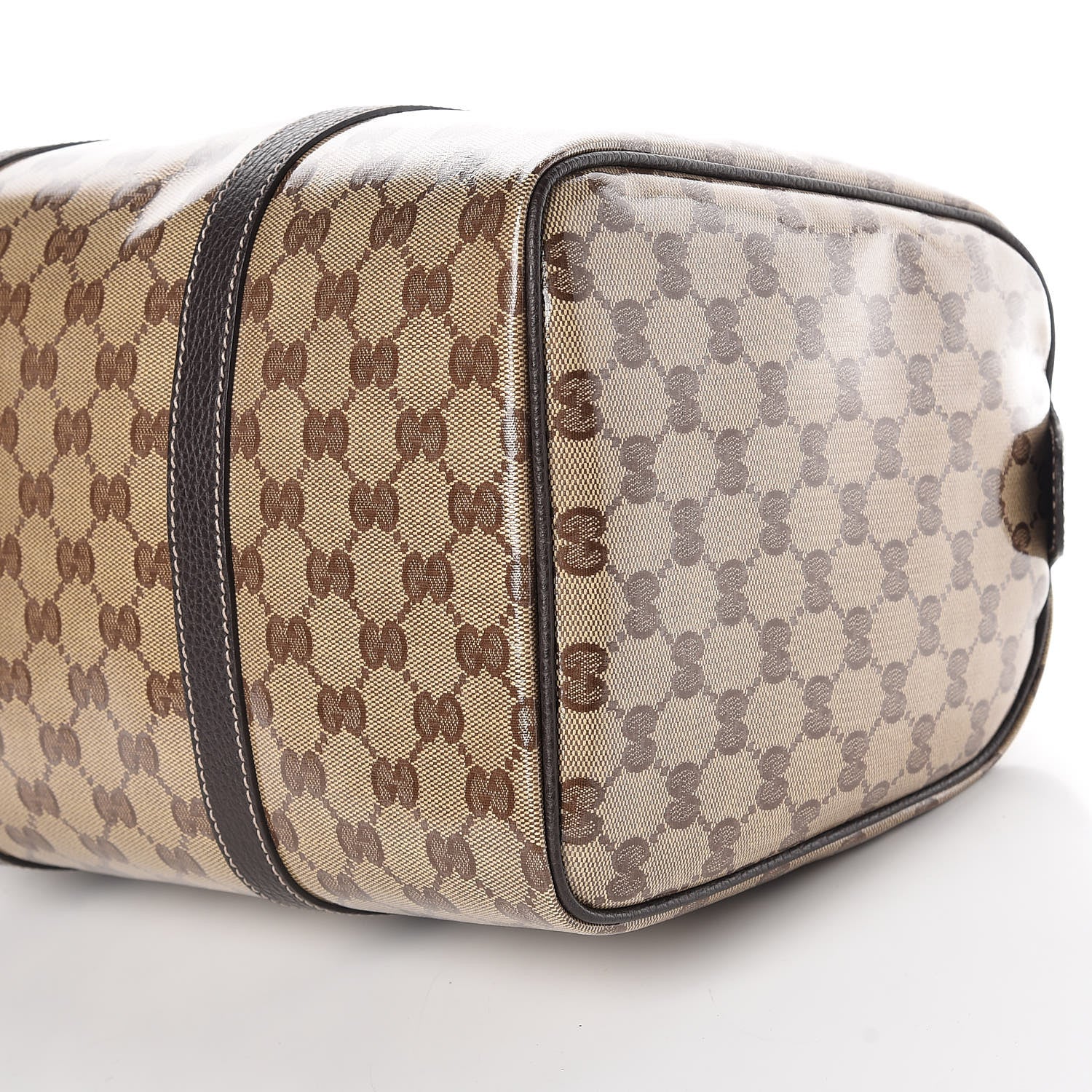 Gucci Crystal Monogram Medium Joy Boston Dark Brown 10 of 10
