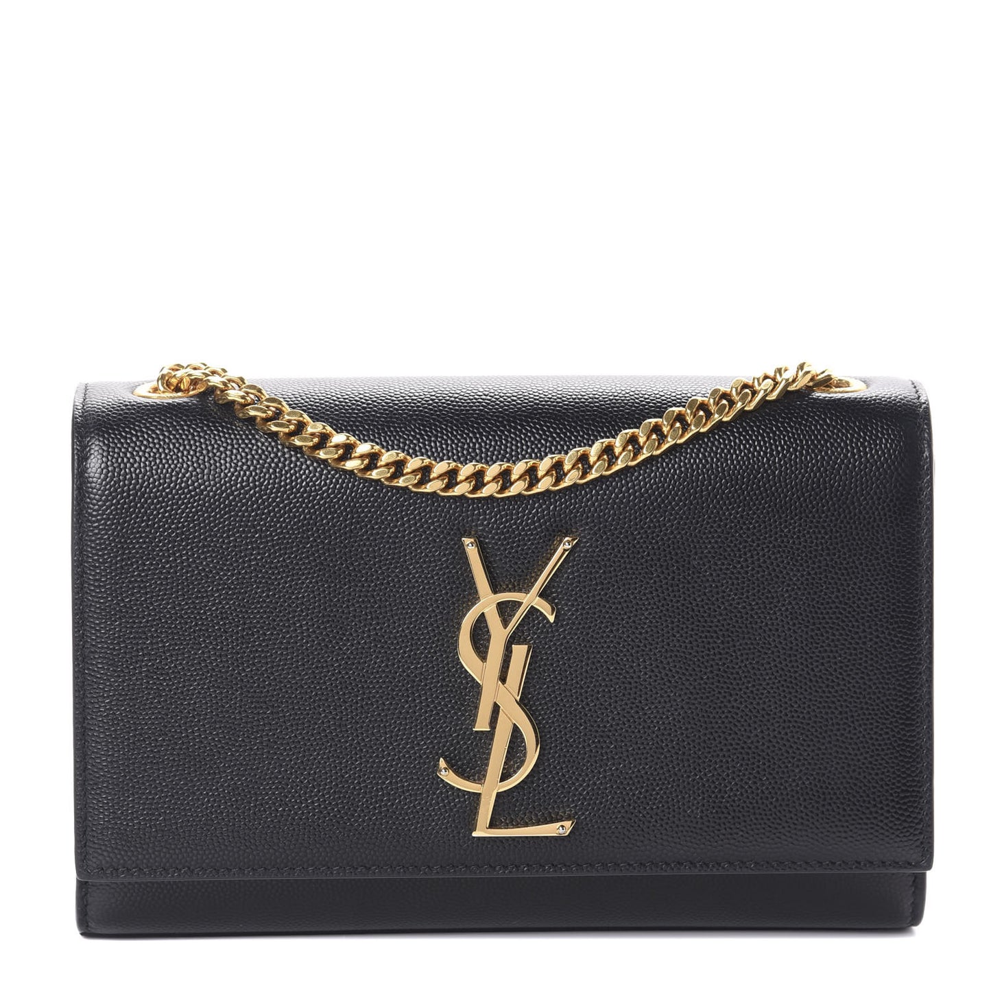 Grain De Poudre Small Monogram Kate Satchel Black