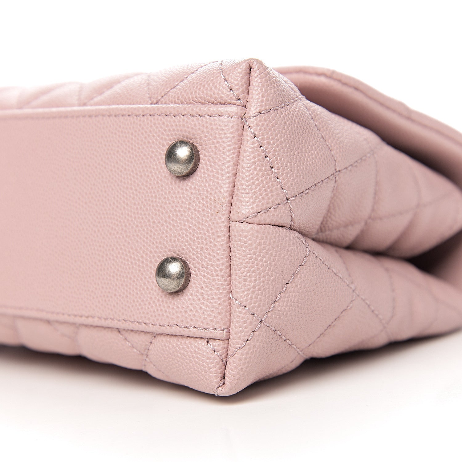 Chanel Caviar Quilted Mini Coco Handle Flap Pink 8 of 10