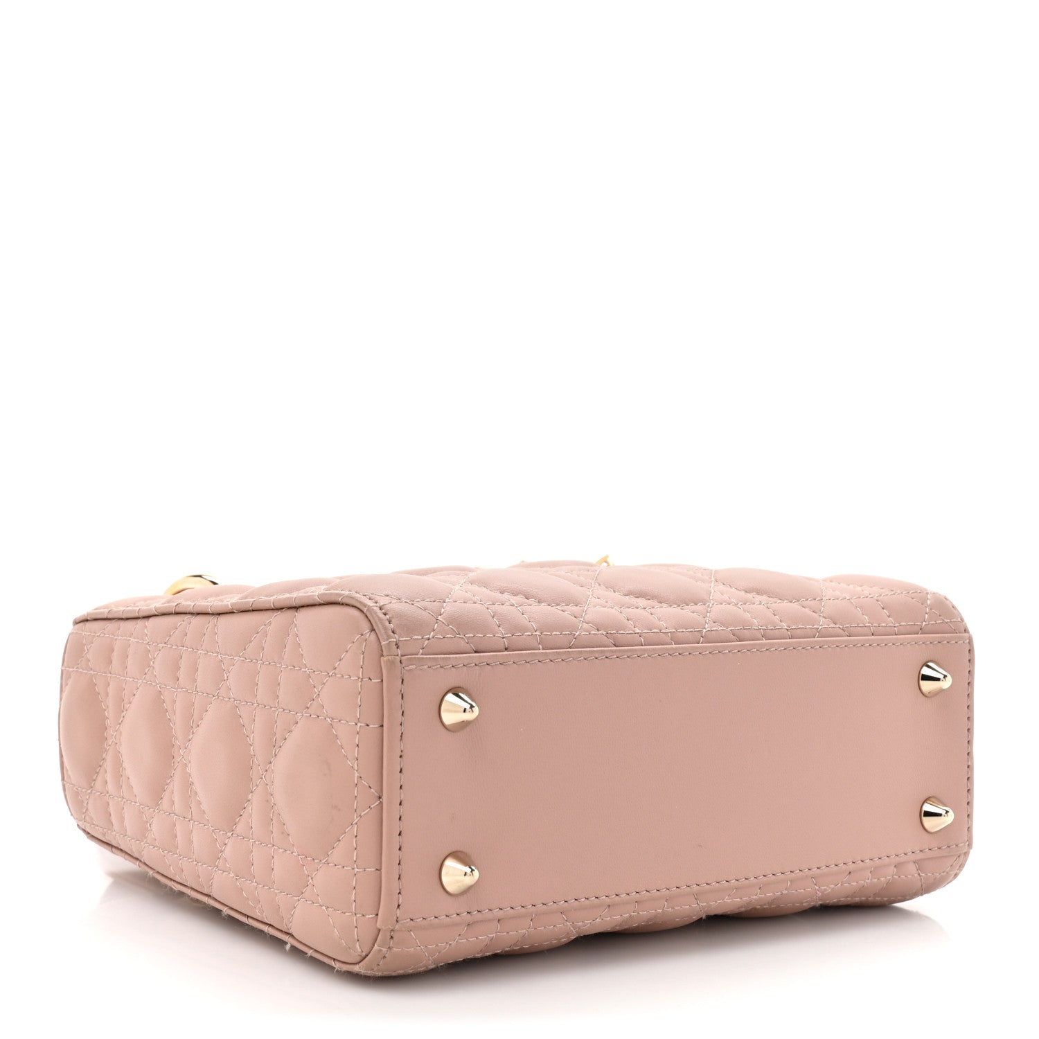 Christian Dior Lambskin Cannage Small My ABCDior Lady Dior Fard 4 of 17
