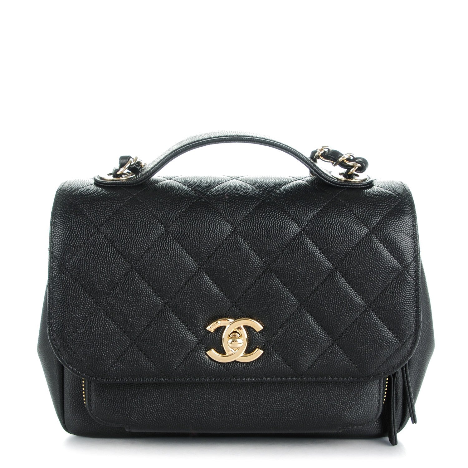 Chanel Caviar Quilted Small Business Affinity Flap Black 1 of 8
