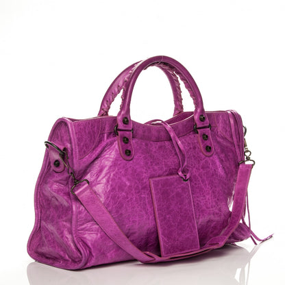 Balenciaga Agneau Classic Hardware City Amethyst 3 of 7