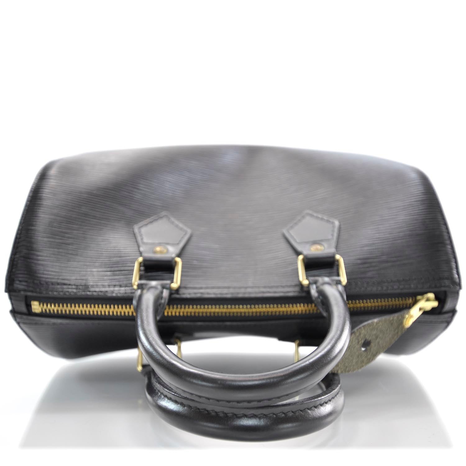 Louis Vuitton Epi Speedy 25 Black 6 of 11