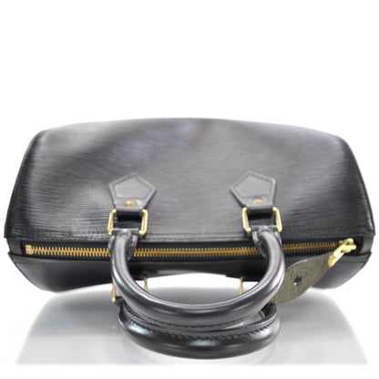 Louis Vuitton Epi Speedy 25 Black 6 of 11