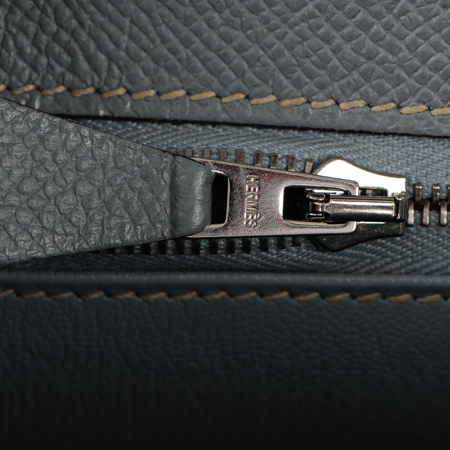 Hermes Epsom Kelly Sellier 35 Bleu Lin 22 of 26