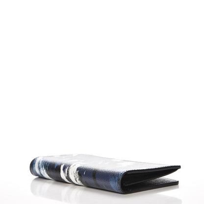 Louis Vuitton Canvas Printed Brushstroke Camouflage Brazza Wallet Blue 4 of 8