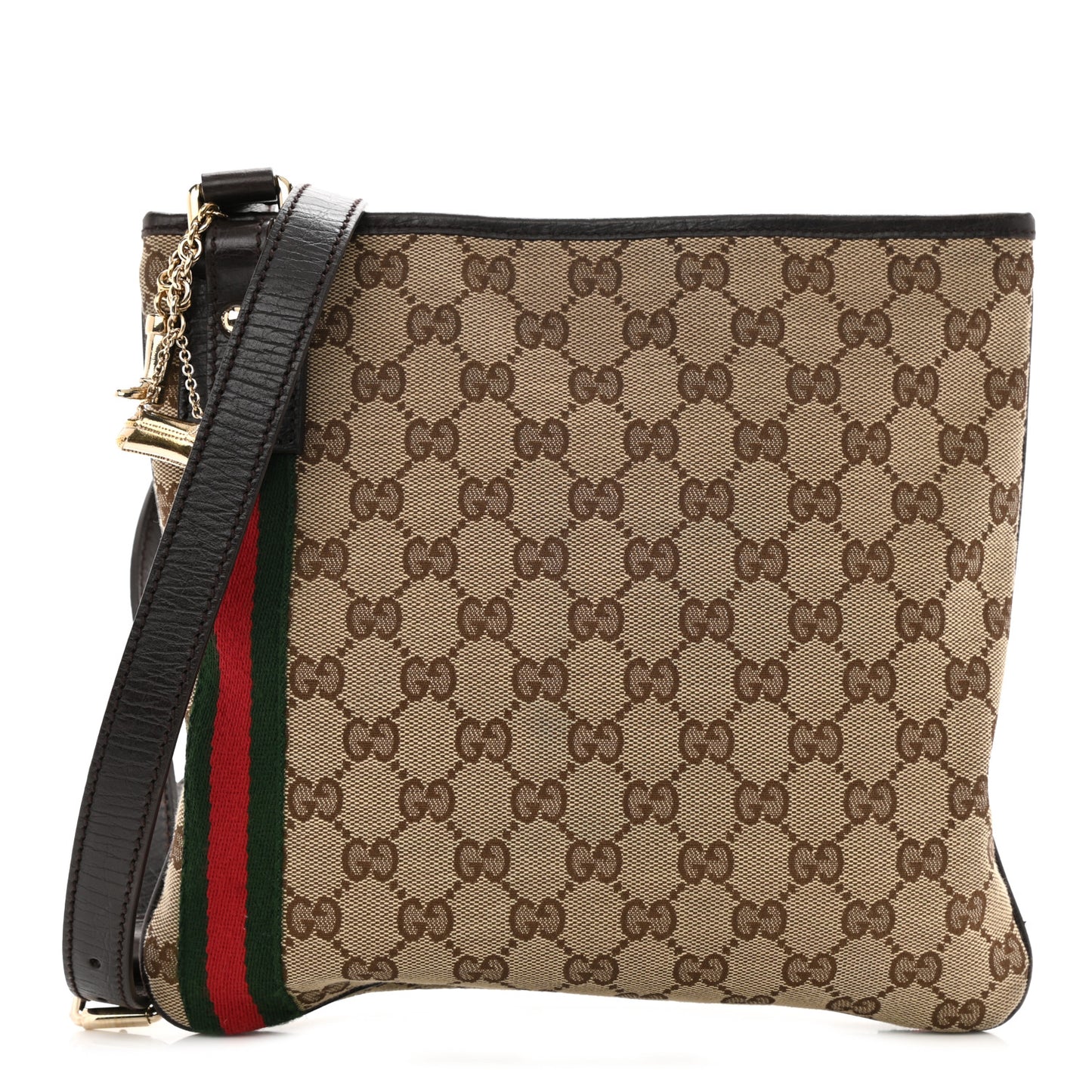 Monogram Web Jolicoeur Charms Messenger Dark Brown
