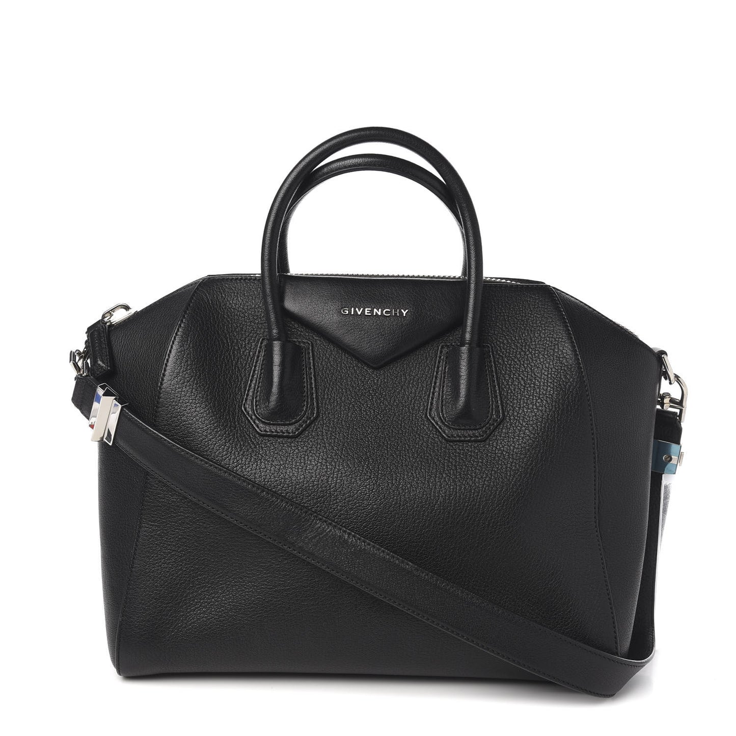 Sugar Goatskin Medium Antigona Black