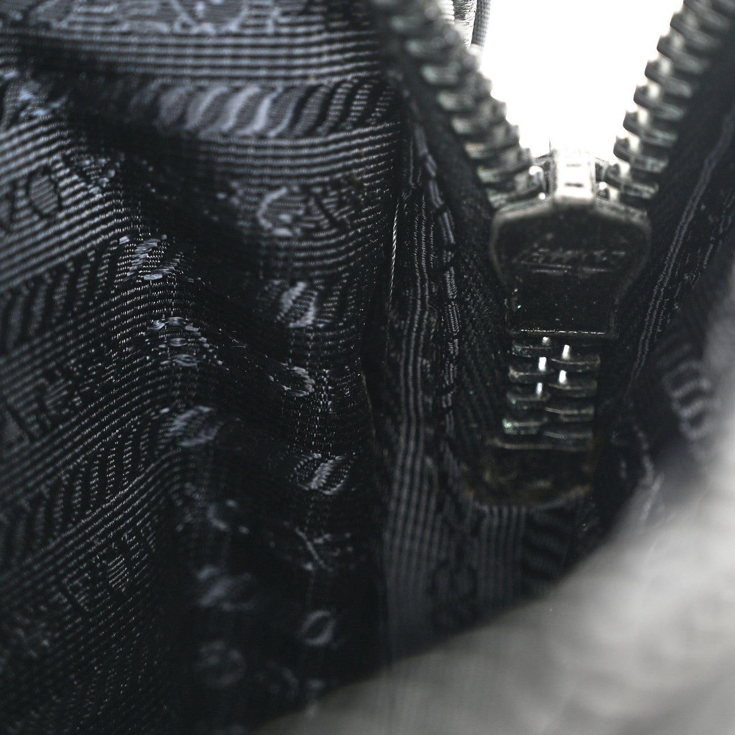 Prada Tessuto Nylon Saffiano Front Pocket Zip Messenger Black 19 of 19