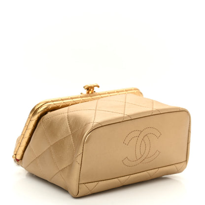 Chanel Metallic Lambskin Quilted My Crush Bag Gold 4 of 11