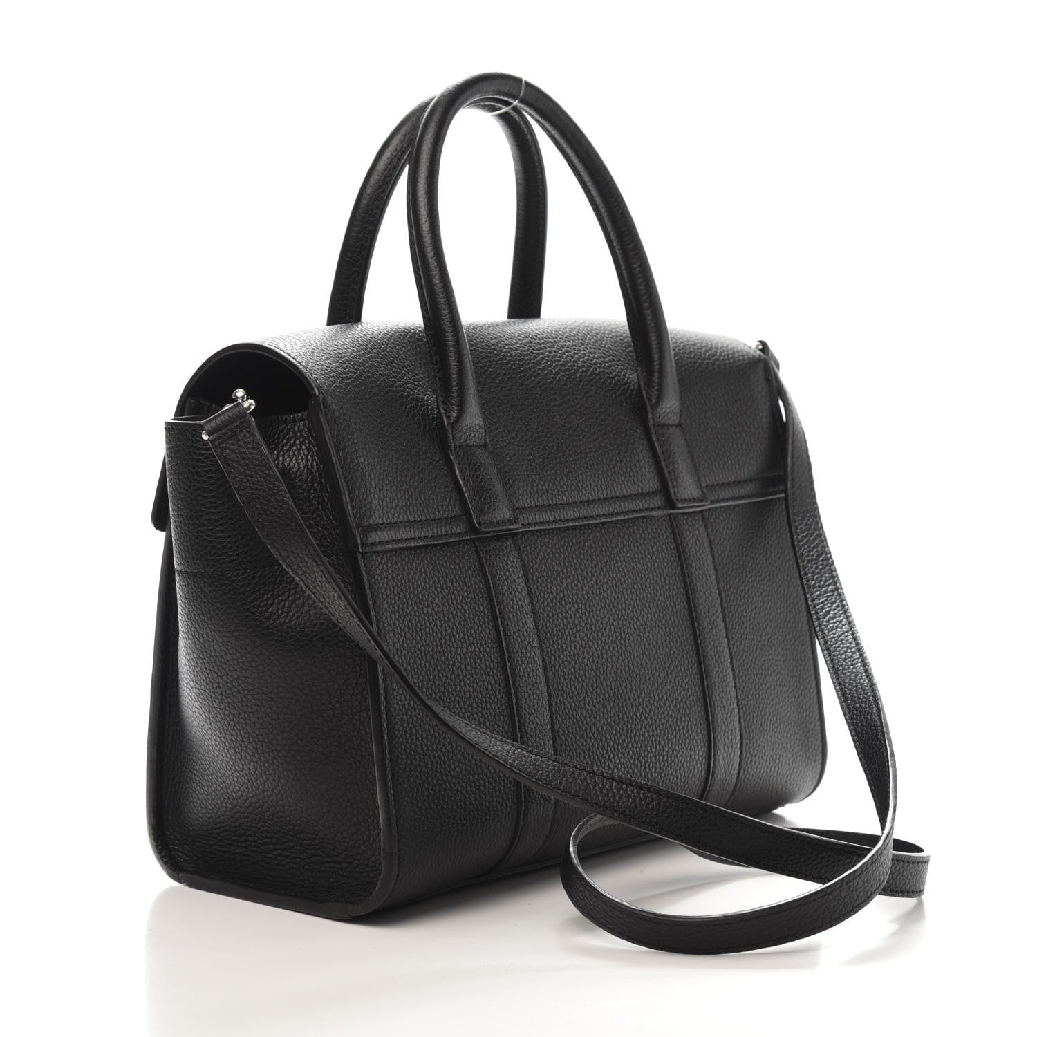 Mulberry Classic Grain Small New Bayswater Black 3 of 9