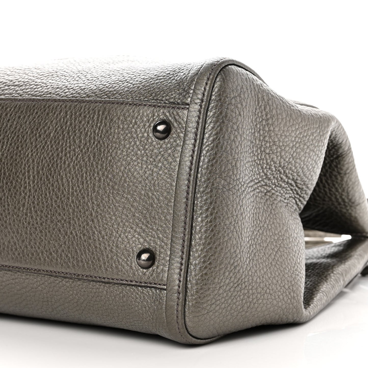 Metallic Cellarius Calfskin Medium Soho Shoulder Bag Sasso