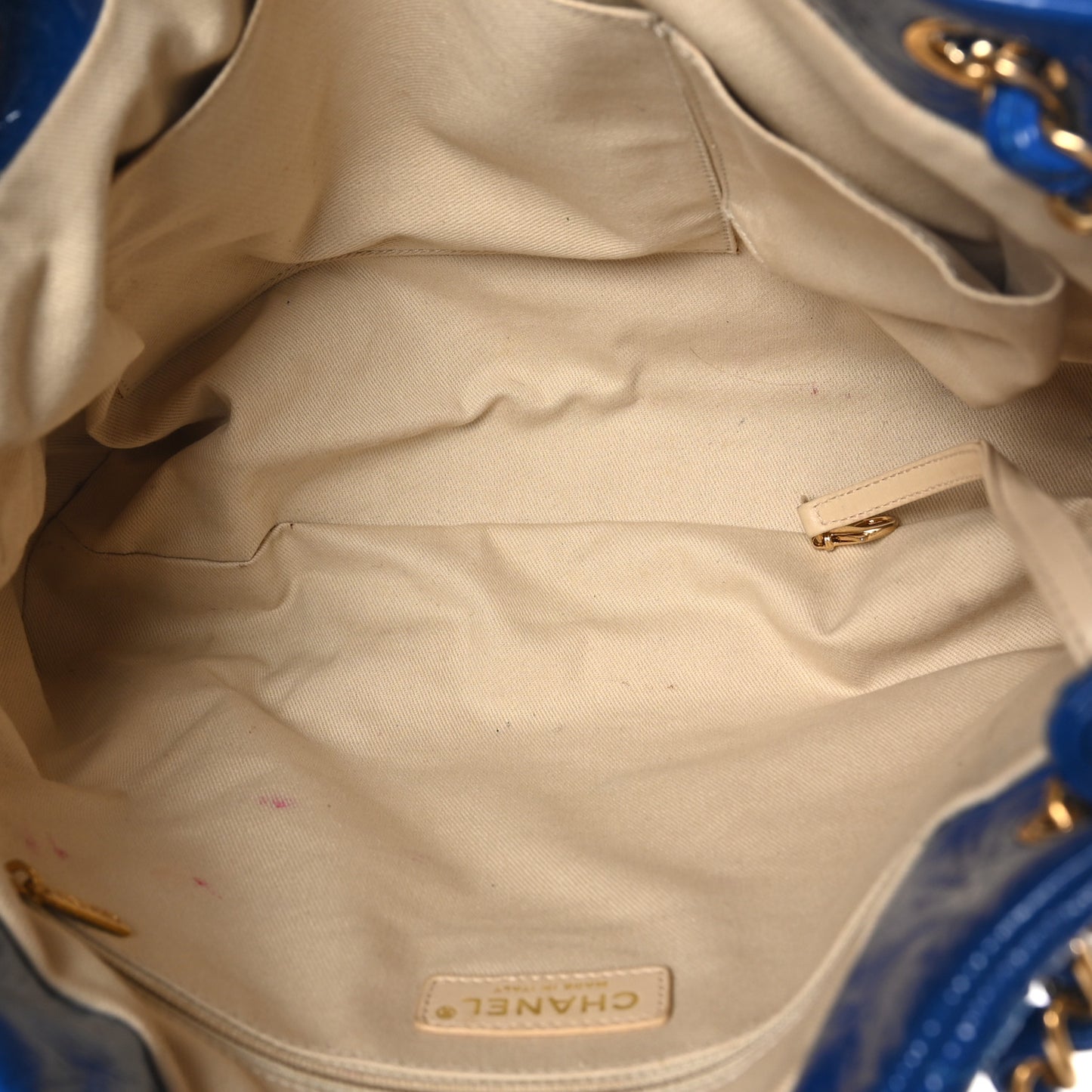 Patent Puzzle Tote Electric Blue