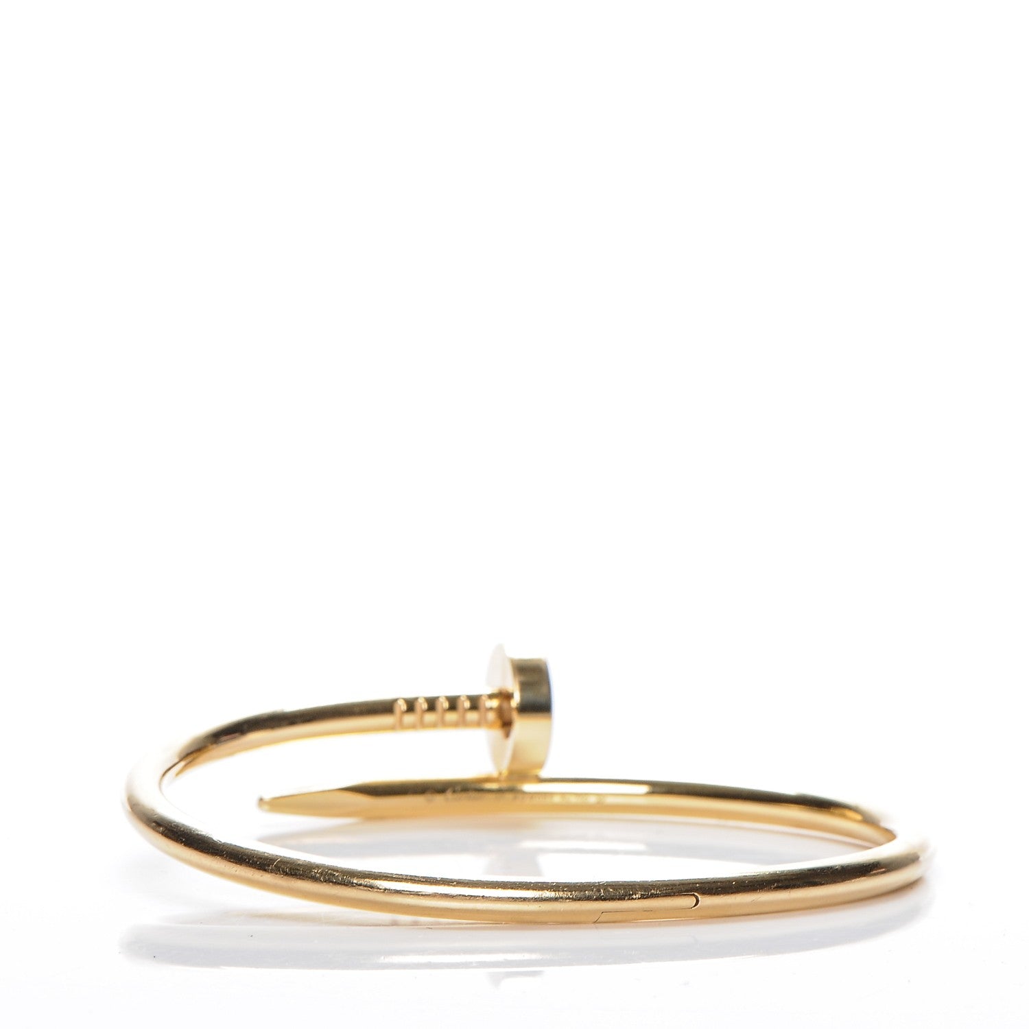 Cartier 18K Yellow Gold Juste Un Clou Bracelet 17 3 of 4