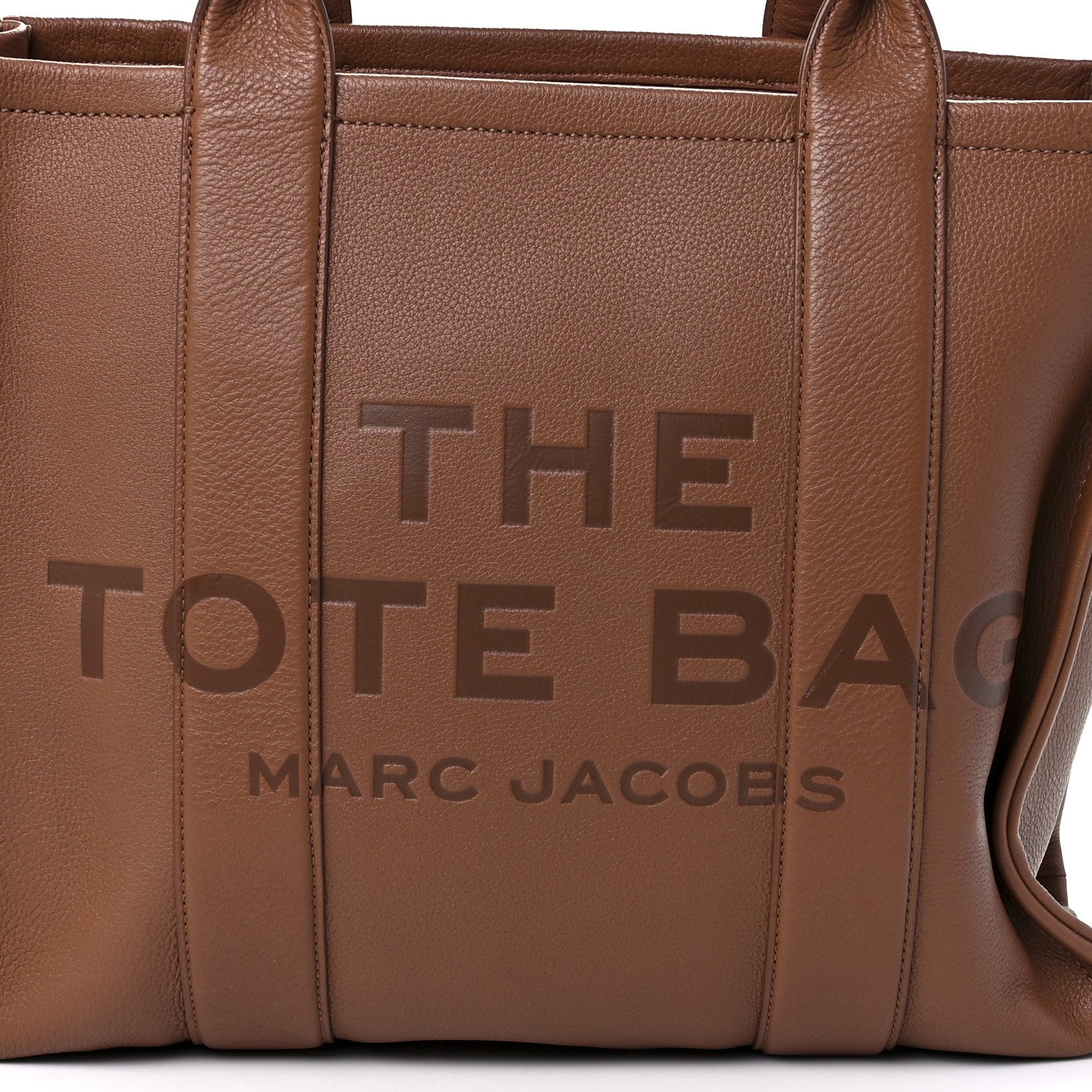 Marc Jacobs Grained Calfskin Large The Tote Bag Argan Oil 10 of 13