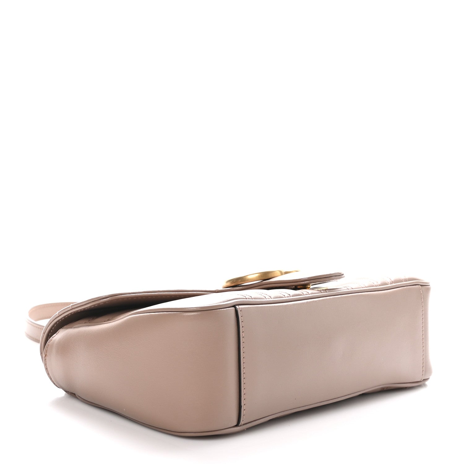 Gucci Calfskin Matelasse Small GG Marmont Shoulder Bag Porcelain Rose 4 of 10