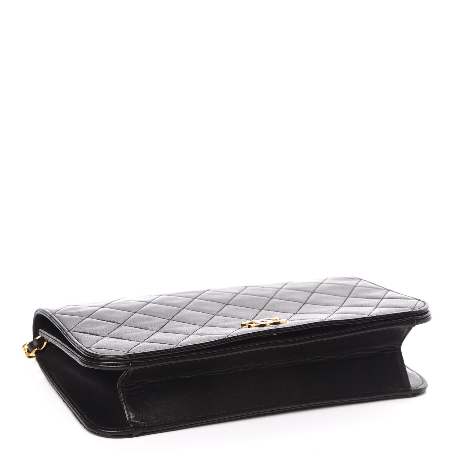 Chanel Lambskin Quilted Small Single Flap Bag Black 4 of 12