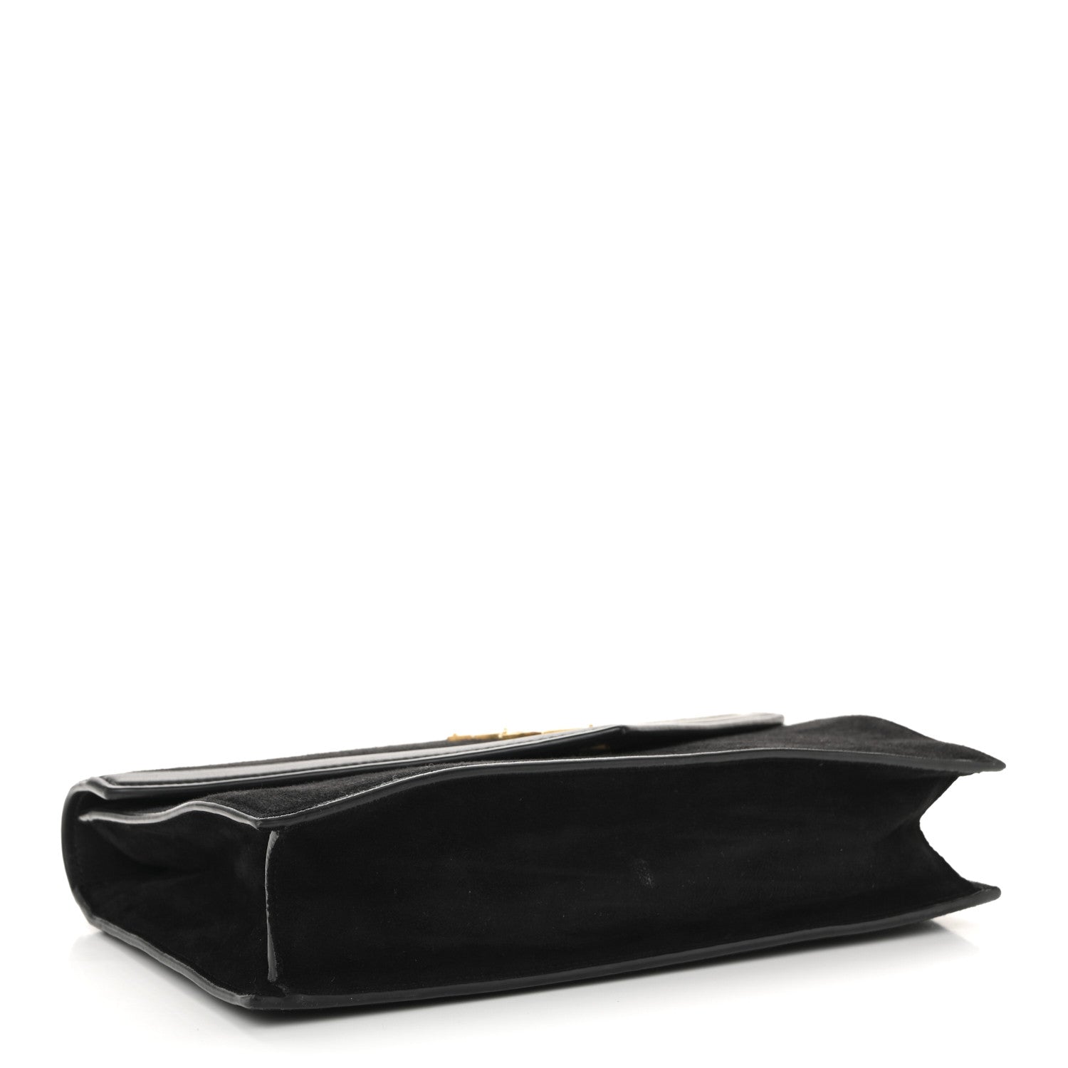 Saint Laurent Suede Calfskin Monogram Le Sept Chain Bag Black 4 of 14