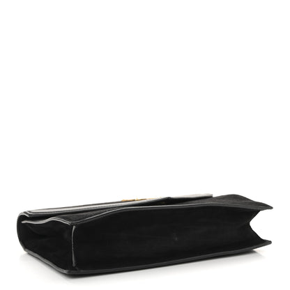 Saint Laurent Suede Calfskin Monogram Le Sept Chain Bag Black 4 of 14