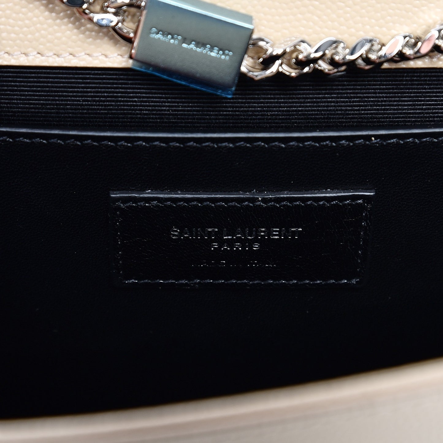 Grain De Poudre Medium Monogram Kate Satchel Nude Powder