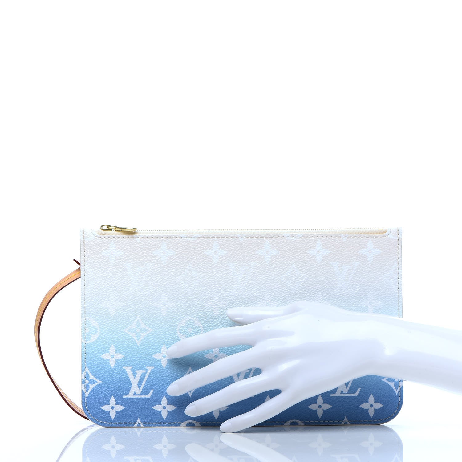 Louis Vuitton Monogram By The Pool Neverfull MM Pochette Blue 2 of 9