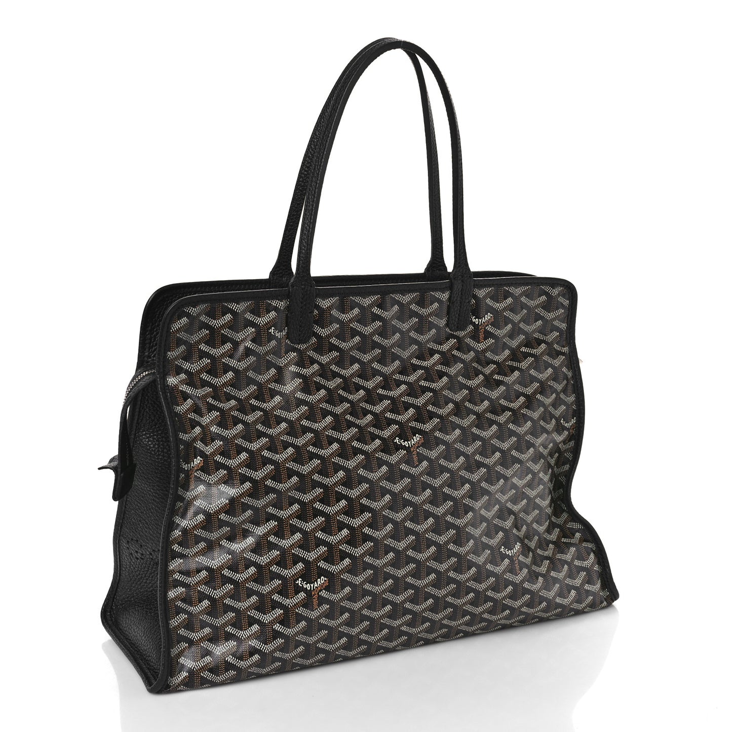 Goyardine Sac Hardy Pet Carrier PM Black