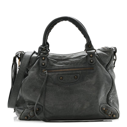 Balenciaga Agneau Classic Hardware Velo Anthracite 1 of 17