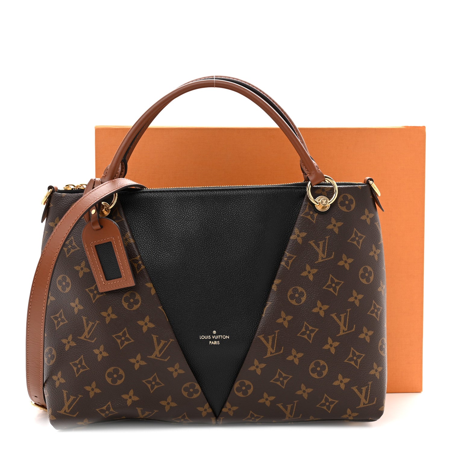 Louis Vuitton Monogram V Tote MM Black 21 of 21