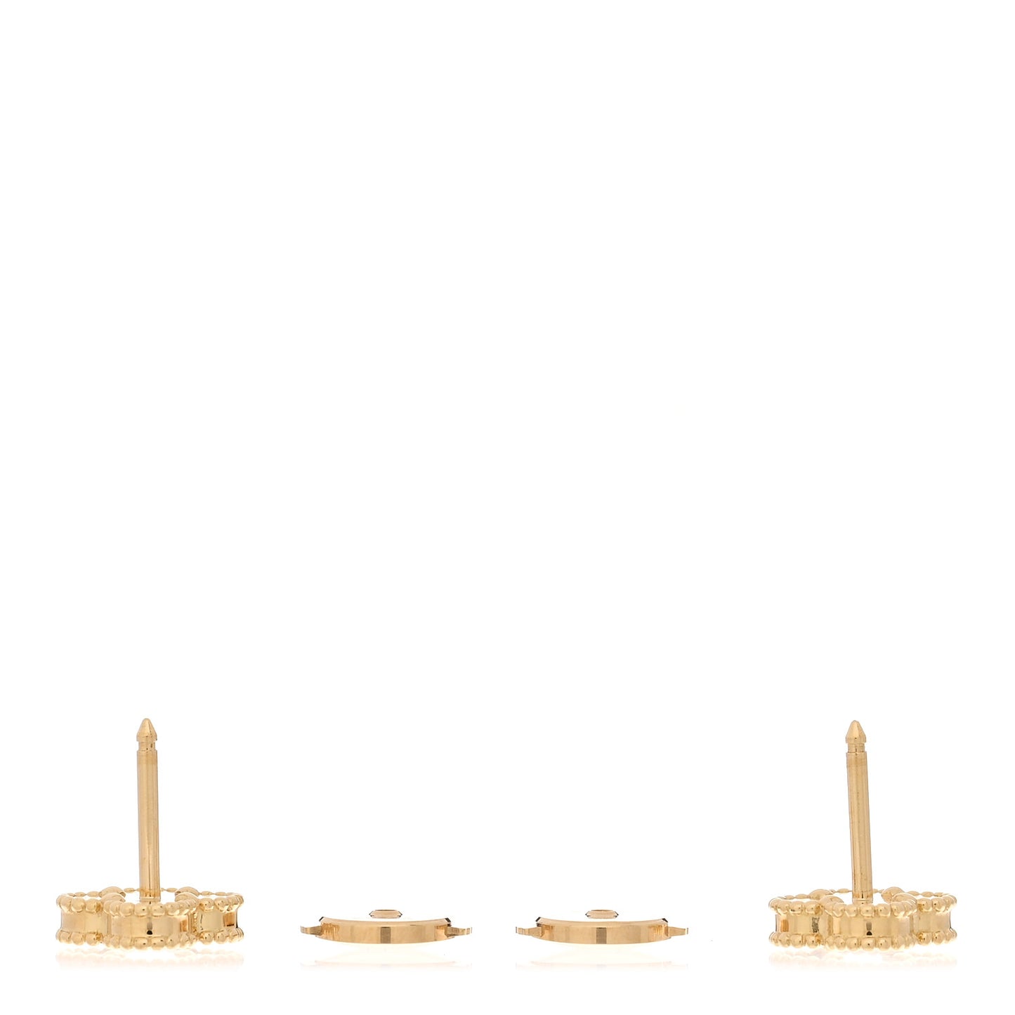 18K Yellow Gold Mother of Pearl Sweet Alhambra Earrings