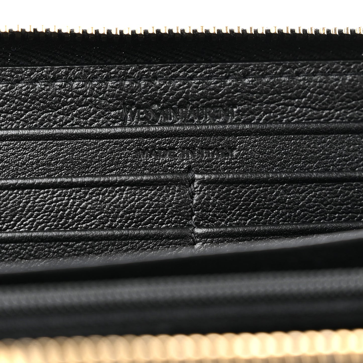 Chevre Belle De Jour Zip Around Wallet Black