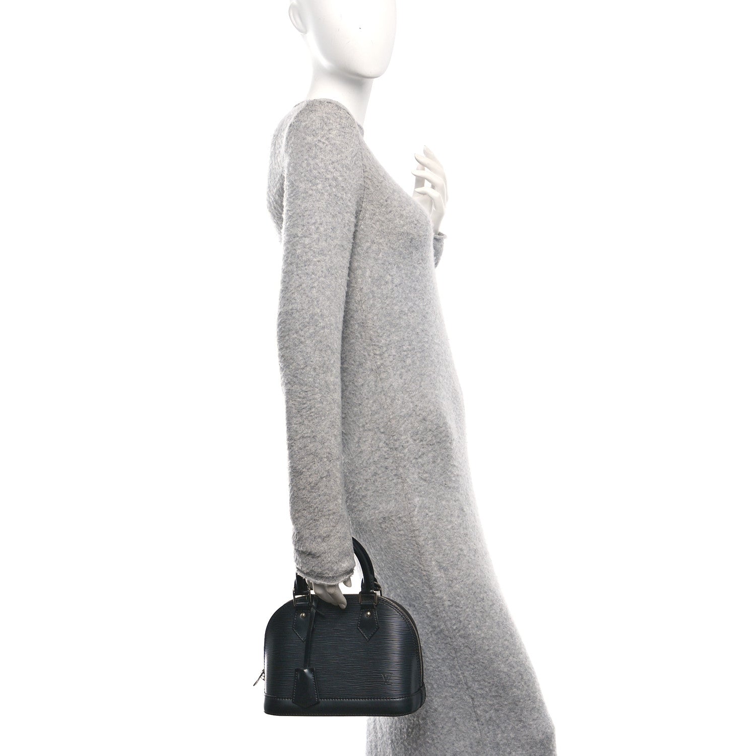 Louis Vuitton Epi Alma BB Black 2 of 10