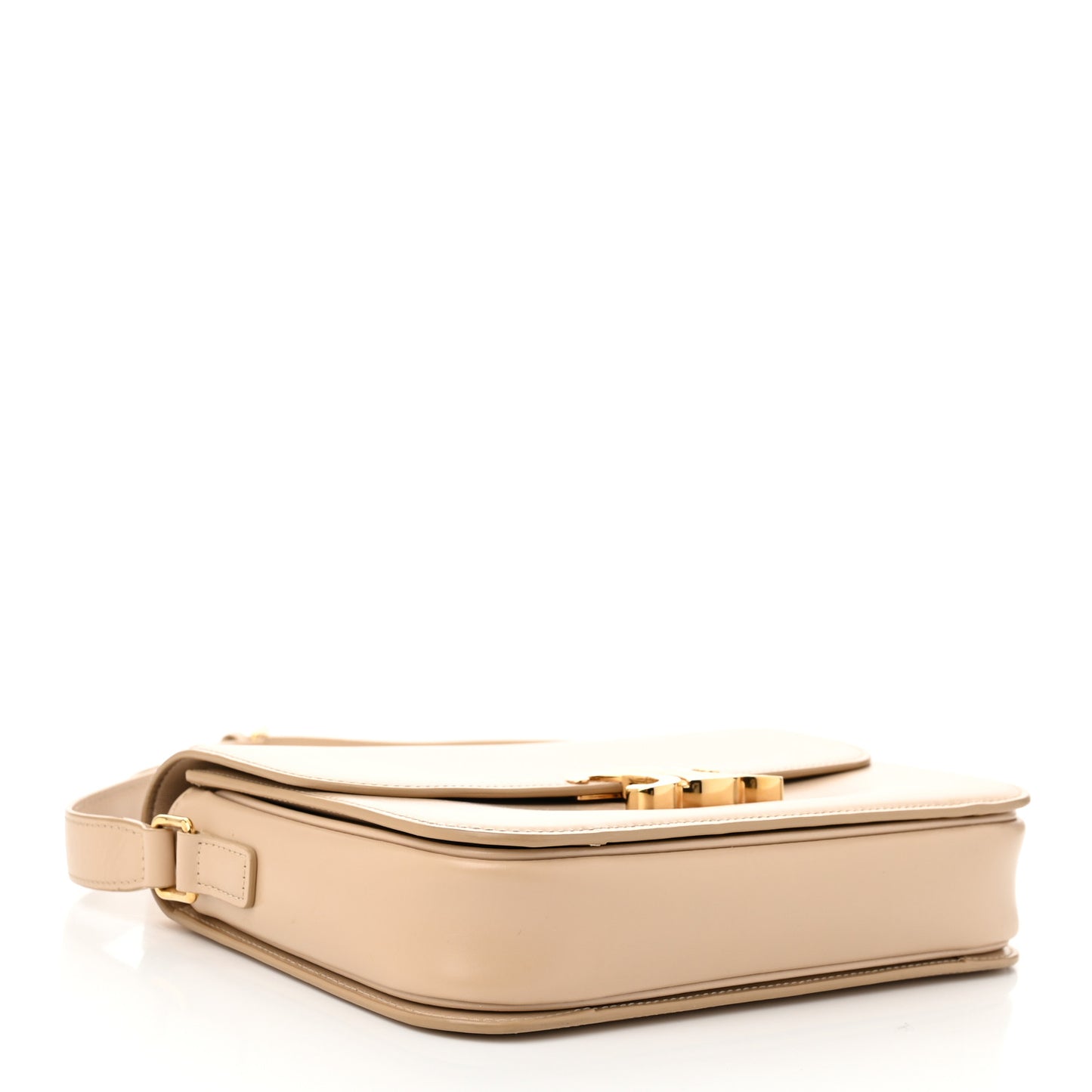 Shiny Calfskin Medium Triomphe Nude
