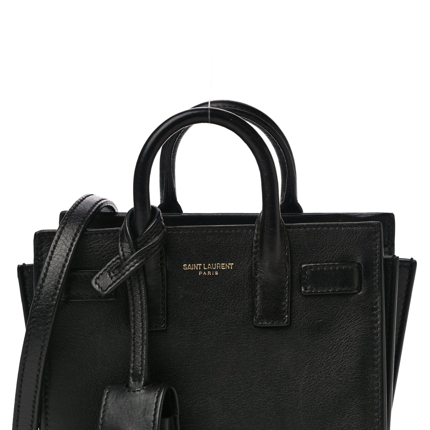 Saint Laurent Calfskin Toy Sac De Jour Black 7 of 9