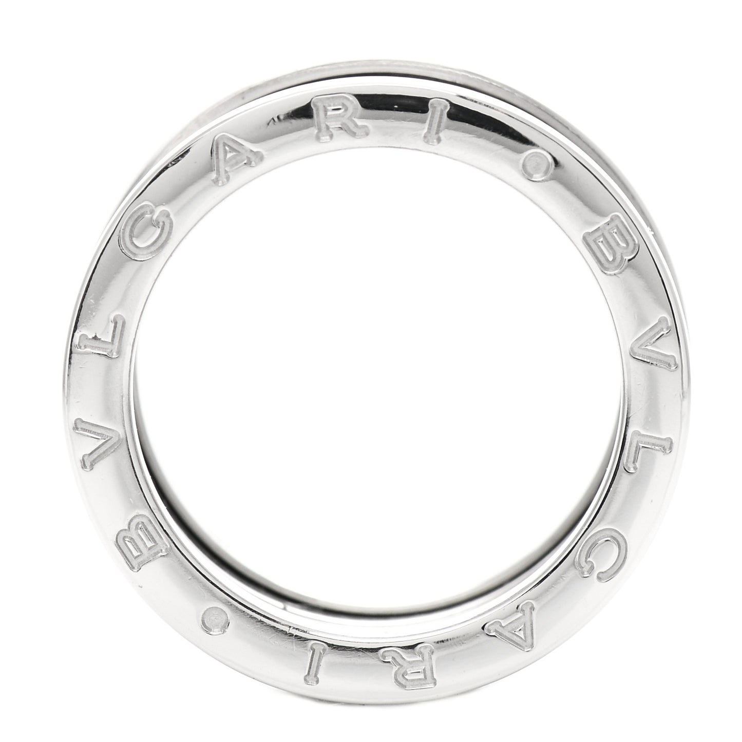 18K White Gold B.Zero1 Three-Band Ring 55 7.25