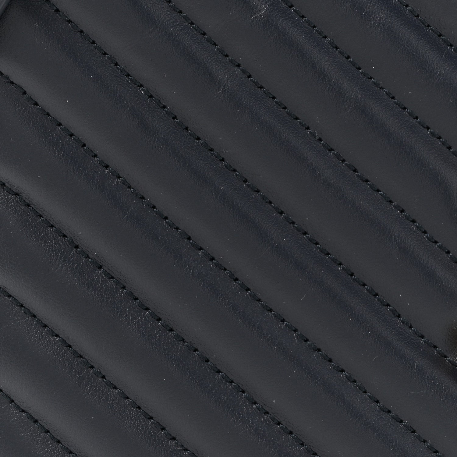 Saint Laurent Calfskin Matelasse Monogram Lou Camera Bag Deep Marine 7 of 10